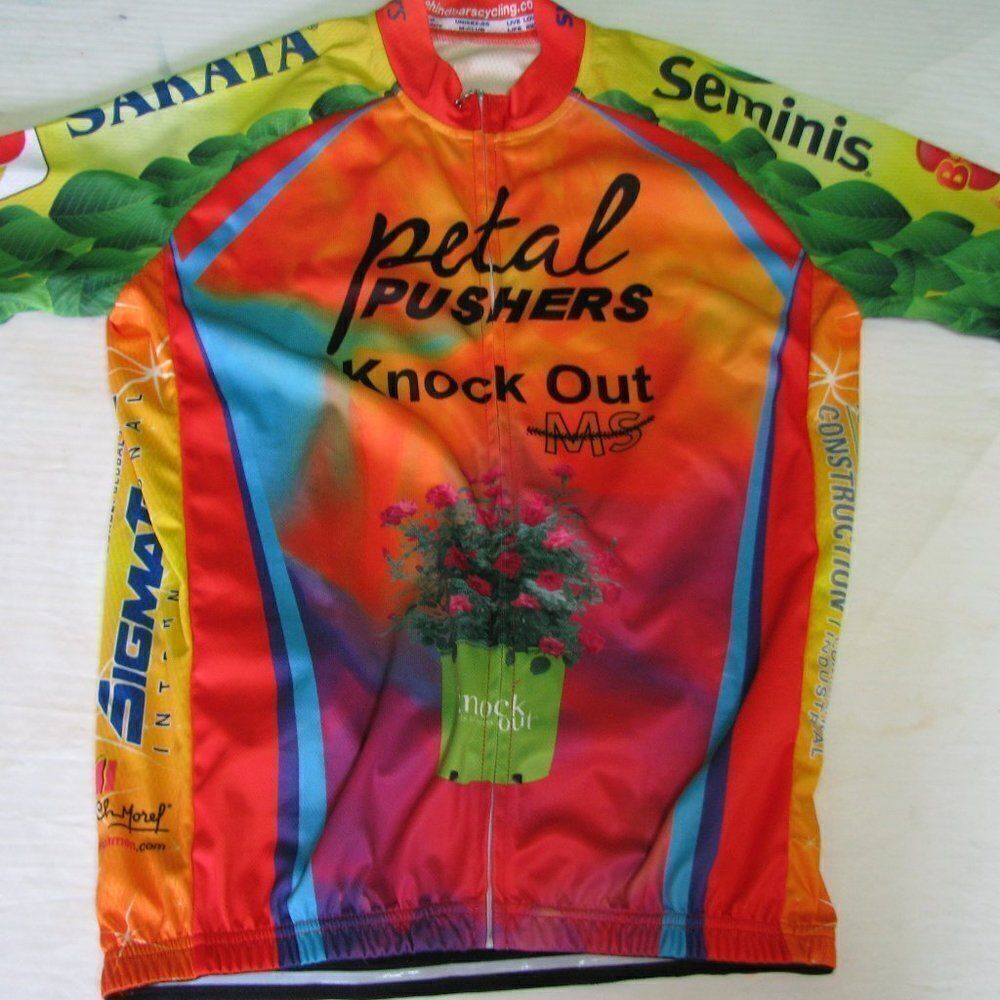 Petal Pushers Bali Rainbow Cycling Jersey